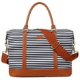 thumbnail image 1 of BAOSHA HB-28 Sac de Voyage en Toile pour Femmes Sac de Week-End Sac de Nuit (Bleu), 1 of 4