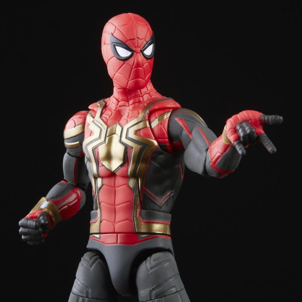 Marvel Legends Series Integrated Suit Spider-Man 6-inch Collectible Action Figure Toy, 2 Accessories