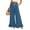 Dark Blue, variant on Summer Pants Women Wide Leg Pants with Ruffle Drawstring Elastic Waist Loose Casual Trousers with Pockets Lightweight Flowy Pants for Beach Vacation Daily Wear