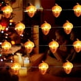 thumbnail image 6 of Acorn String Lights Battery Operated,13ft 40LED Acorn Fairy Light, 8 Lighting Modes with Remote for Thanksgiving Festival Indoor Fireplace Mantel Autumn Decoration, 6 of 7