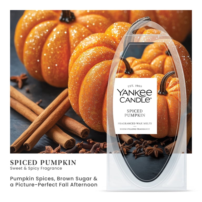 Yankee Candle Spiced Pumpkin Wax Melts, 2.6 oz - Walmart.com