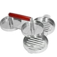 thumbnail image 4 of Prensa para Hamburguesas ANGGREK de Metal Multifuncional Con Mango de madera, 4 of 8