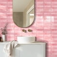 thumbnail image 2 of DEWOO 10 Sheet Thicker Peel and Stick Backsplash Tile,3D Self Adhesive Wall Tiles Stick on Backsplash for Kitchen,Bathroom,Camper (12"×12",Pink), 2 of 15