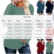 thumbnail image 3 of HongQid Long Sleeve Shirts for Women Tunic Trendy Casual Round Neck Tops Lightweight Sweaters, 3 of 7
