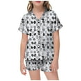 thumbnail image 2 of WEAIXIMIUNG Kid DIY Hand Painted Homewear Set Colouring Pajama Sets For And Girl Can Play With And Wea 140, 2 of 5