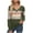 Green, variant on Womens Sweatshirts Long Sleeve,Women's Color Blocked Printed V-neck Regular Sleeve Long Sleeved Decorative Casual Pullover Winter T-shirt Top Pink S