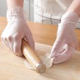 thumbnail image 1 of Neinkie 100Pcs Disposable Food Prep Gloves - Piece Plastic Food Safe Disposable Gloves, Food Handling, Transparent, One Size Fits Most for Household, Food Handling, Lab Work and More, 1 of 7