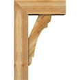 thumbnail image 3 of Ekena Millwork 8"W x 22"D x 34"H Olympic Block Rough Sawn Bracket w/ Offset Brace, Western Red Cedar, 3 of 25