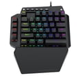 K700 One-hand Mechanical Gaming Keyboard RGB LED Backlight Full for ...