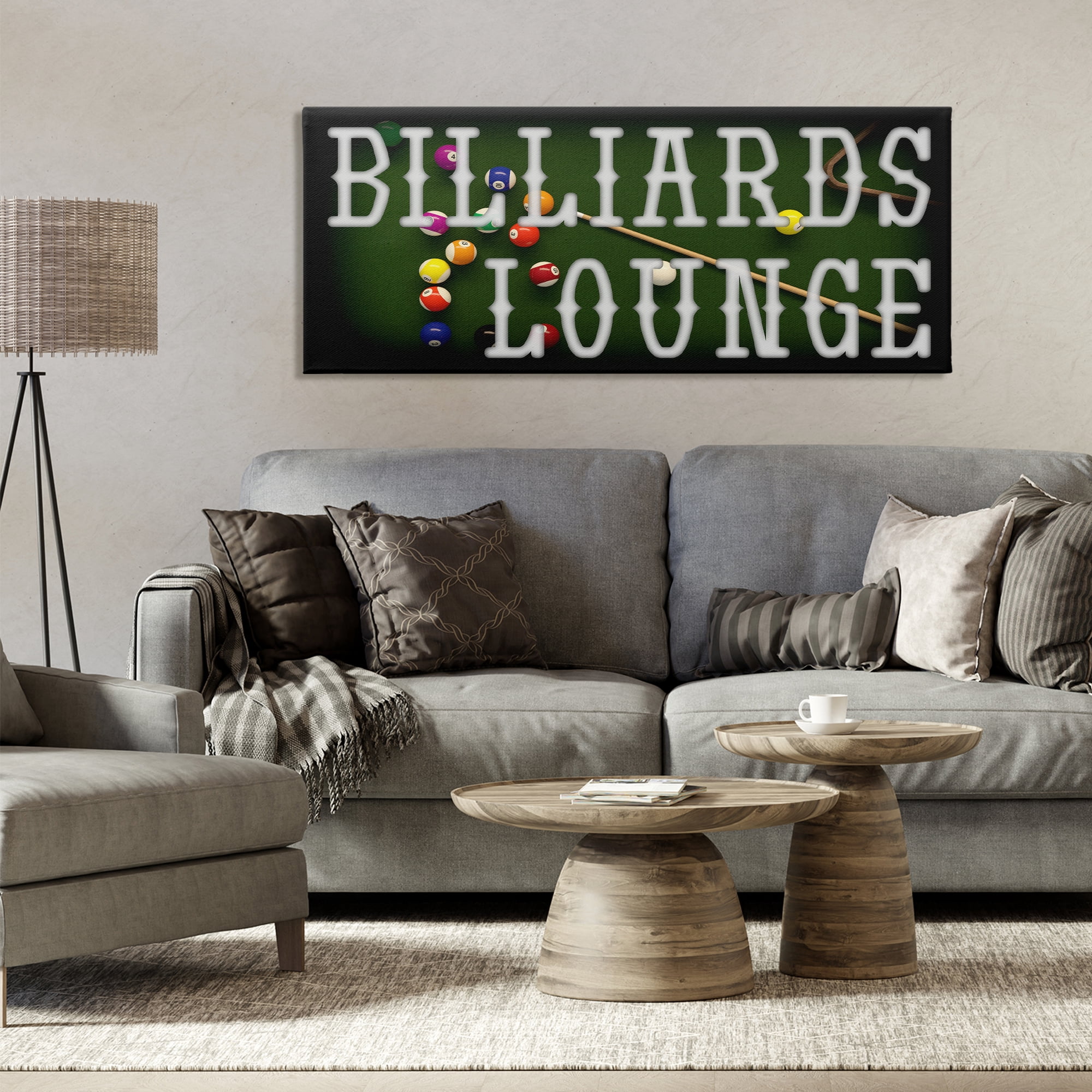 Stupell Industries Billiards Lounge Recreation Canvas Wall Art, design by Marcus Prime