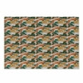 thumbnail image 1 of Hawaiian Cutting Board, Colorful Silhouette Tropical Pattern with Exotic Forest Springtime Aloha, Decorative Tempered Glass Cutting and Serving Board, in 3 Sizes, by Ambesonne, 1 of 2