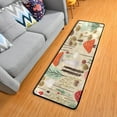 thumbnail image 2 of FREEAM Mushrooms Area Rug - 2' x 6' Washable Runner Rugs with Rubber Backing - Non Skid Floor Carpet for Indoor Living Room Hallway Kitchen, 2 of 7