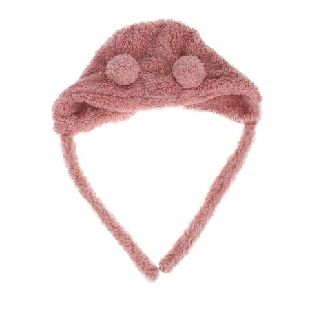 

Hemoton Unisex Baby Hat Adorable Head Wrapping Bear Ears Shaped Earmuffs Baby Crochet Beanie Pink