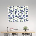 thumbnail image 2 of leaf Blueberries Print Tapestry for Bedroom - Tapestry Wall Hanging Wall Tapestry for Dorm Wall Decor Home Decoration , Aesthetic Funny Tapestry 29 x 37in, 2 of 5