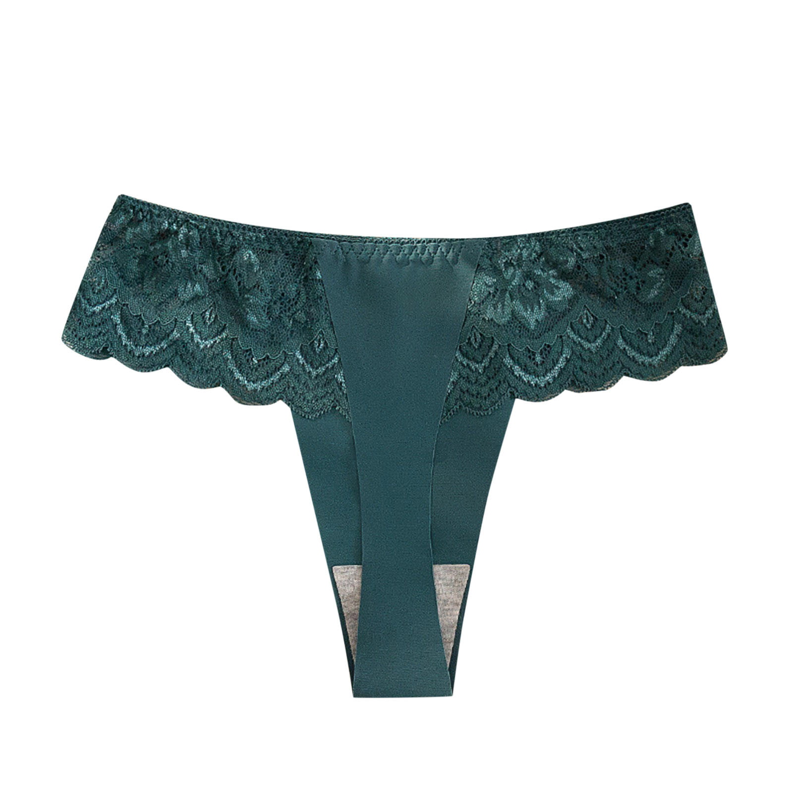 Rovga Panties For Women Female Lace High Waist Abdominal Colorblock Lace  Trim Briefs Underpants