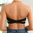 thumbnail image 5 of DuoJiaJ Strapless Bras for Women Wirefree Non- Seamless Padded Bra Black, 5 of 5