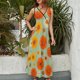 thumbnail image 2 of Vestido De Noche De Lujo Sin Mangas Para Mujer, Floral Vestido De Fiesta, 2 of 5