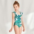 thumbnail image 2 of Swimsuit Print One Piece Swimsuits Teen Bathing Suit for Teens 11-12 Years Girls fashion, 2 of 9