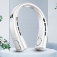 thumbnail image 3 of Ventilador Cuello Portátil L25 USB Mano LED Pantalla Digital Recargable Sin Aspas Mini Ventilador Eléctrico (estándar Blanco) Versión Estándar L25 Blanco, 3 of 5