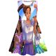 thumbnail image 1 of Disfraz de Encanto de Disney para niñas, vestido de princesa, disfraz de Isabela Mirabel, Carnaval, fiesta de cumpleaños y Navidad, 1 of 4