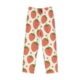 thumbnail image 4 of Goofa Hand Drawn Strawberry Printed Soft Pajama Pants for Men, Wide Leg Comfy Casual Lounge Yoga Pants-XX-Large, 4 of 9