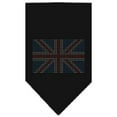 thumbnail image 1 of British Flag Rhinestone Bandana Black Large, 1 of 1