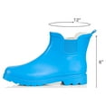 thumbnail image 4 of Norty Women’s Ankle High Rain Boots – Waterproof 6 inch Rubber Winter Spring and Garden Boots - runs a 1/2 size large, 4 of 4