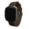 thumbnail image 3 of Volunteers Premium Leather Unisex Watch Band for FitBit Versa 3 and Sense (Long Brown) by Affinity Bands, 3 of 4