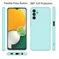 thumbnail image 2 of eBizware Cell Phone Cases for Samsung Galaxy A13 5G,Liquid Silicone Gel Rubber Bumper Case with Soft Microfiber Lining Cushion Slim Shell Shockproof Protective Cover for Galaxy A13 5G 2021 - Green, 2 of 9