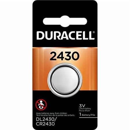 Duracell - 2430 3V Lithium Coin Battery - long lasting battery - 1 count