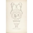 thumbnail image 2 of J. Hulme 11x14 Black Ornate Wood Framed Double Matted Museum Art Print Titled: Design for a Vase (1828-40), 2 of 5