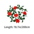 thumbnail image 3 of Skegnu Christmas Garlands Christmas Rattan Spots Artificial Fake Leaves Christmas Decorations Simulation Christmas Rattan Christmas Wreath, 3 of 6