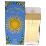 Dolce Gabbana Light Blue Sun Eau De Toilette Spray For Women, 3.3 Oz