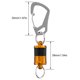 thumbnail image 5 of Clip de liberación de llave magnética, antipérdida, accesorios para aparejos de pesca al aire libre, naranja Hebilla magnética de pesca, 5 of 7