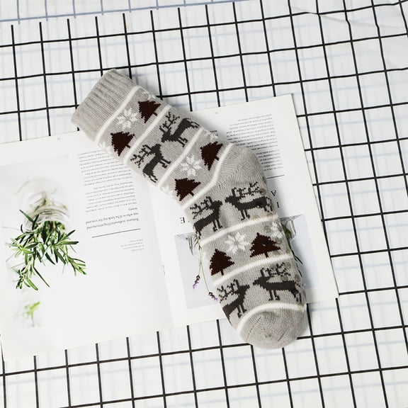 Women's Non-Skid Thermal Socks - Plush Fuzzy Fleece Lined for Ultimate Comfort