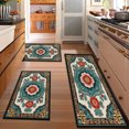 thumbnail image 2 of Floral Kitchen Rugs Sets of 3, Non Slip Kitchen Rugs and Mats Washable Farmhouse Kitchen Rugs Floral Kitchen Floor Mat Carpet Runner Rugs for Hallway Laundry Room, 2 of 12