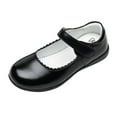 thumbnail image 1 of B91xZ Chaussures de Robe pour Fille Mode Ballerines avec Nœud, Noir 32, 1 of 4