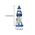thumbnail image 2 of Yvsxxv Handmade Nautical Wooden Lighthouse Ornament Sailboat Decor for Coastal Home Decoration, 1 Pack, 2 of 7