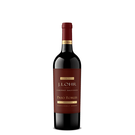 J. Lohr Estates Seven Oaks Cabernet Sauvignon Red Wine, Paso Robles California, 750 ml ,Glass Bottle, 13.9% ABV