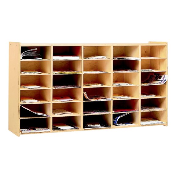 30 Cubby Horizontal Mailbox Organizer