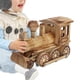 thumbnail image 2 of Tren de vapor de juguete, modelo de locomotora de madera modelo simulado tren de vapor locomotora de vapor de madera fiel a su promesa, 2 of 8