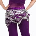 thumbnail image 4 of PMUYBHF 320 Three Straight Two Angle Belly Dance Waist Chain Belt With Sequins for Dance Performance and Accessory 12306 A, 4 of 4