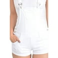 thumbnail image 2 of G-Style USA Women's Short Overalls RJSO115 - White - 3X-Large, 2 of 4