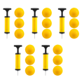thumbnail image 1 of Roundnet Game Replaceable Competitive Balls Mini Volleyball 15-Pack with Pump, 1 of 7