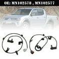 thumbnail image 1 of 2X ABS Wheel Speed Sensor Rear Left & Right For Mitsubishi L200 2.5DID B40, 1 of 11