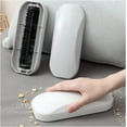 thumbnail image 2 of Cepillo para residuos, recogedor de migas manual de mesa blanco TIANLIN, recogedor de migas de 20 cm, gran poder de limpieza, adecuado para limpiar cabello, residuos y restos de papel, 2 of 5