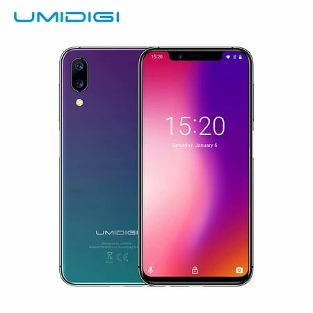 UMIDIGI ONE Pro International Smart Phone 5.9inch Big Screen Cell Phone Android 8.1 4GB + 64GB 3250mAh 12M + 5M Dual Rear Camera 4G Mobile Phone with NFC Wireless (Best Android Big Screen Phone)