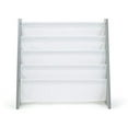 thumbnail image 4 of Humble Crew Inspire Kids Bookshelf with Four Shelves Book Organizer, Grey & White, 4 of 9