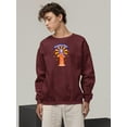 thumbnail image 2 of Happy Assumption Of Banner Sweatshirt Men -Image by Shutterstock, Male 3X-Large, 2 of 4