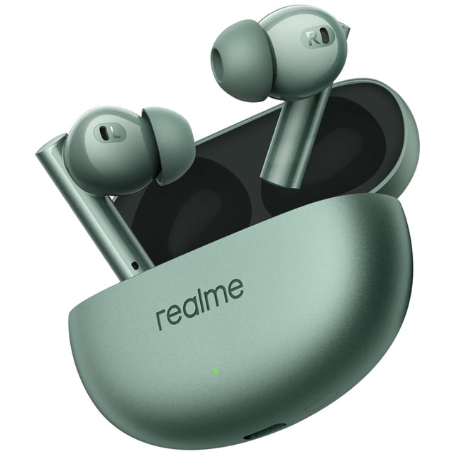 Auriculares intraurales realme Buds Air 6 TWS Driver de 12,4 mm, color verde bosque
